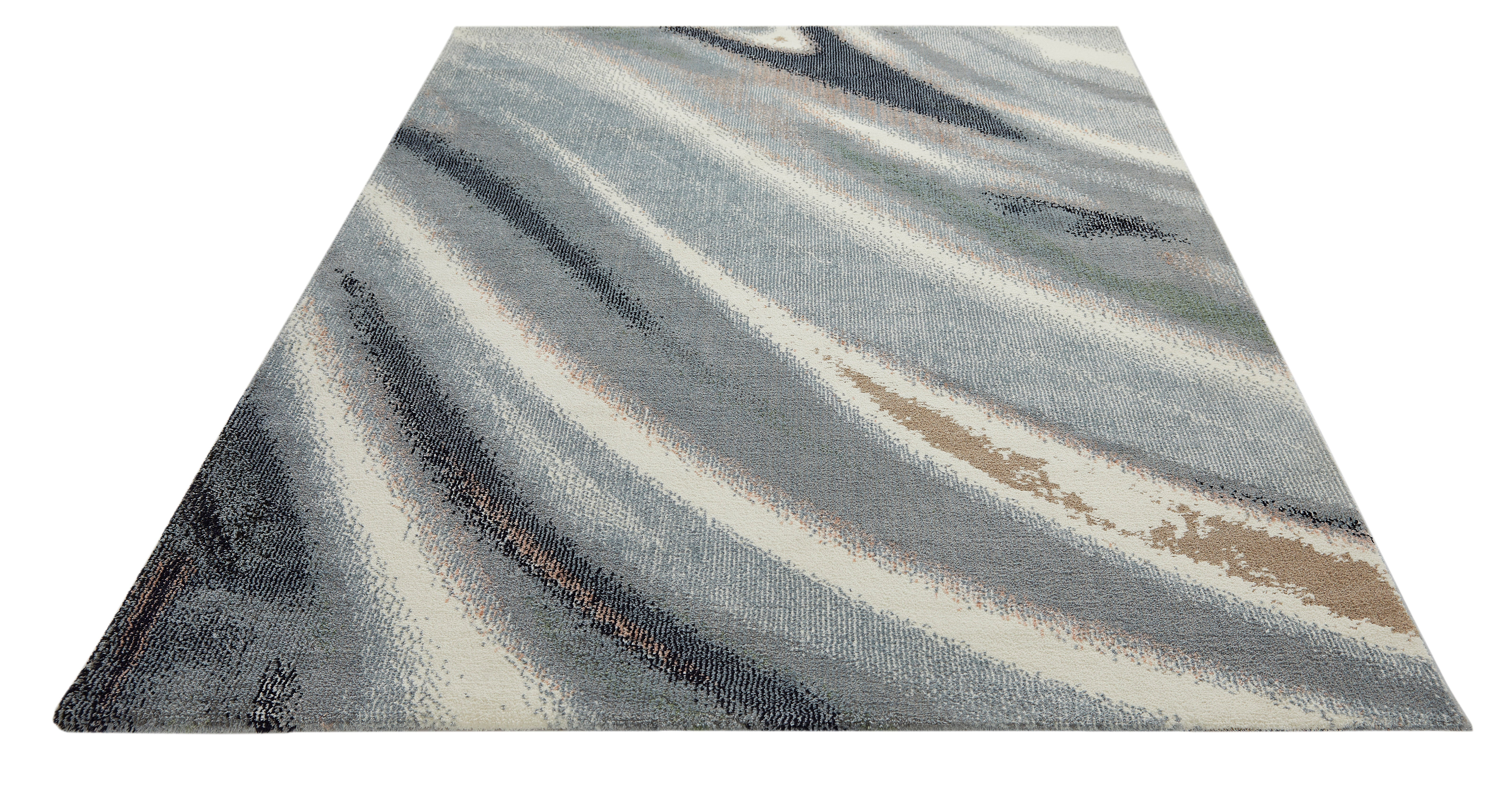 Concept Looms Amara AMA106 Ivory Grey Blue Large Rectangle Rug